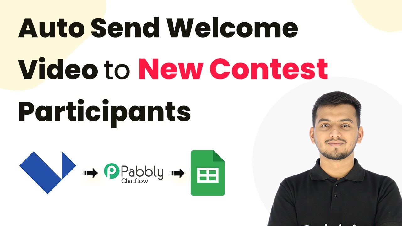 Auto Send Welcome Video to New Contest Participants