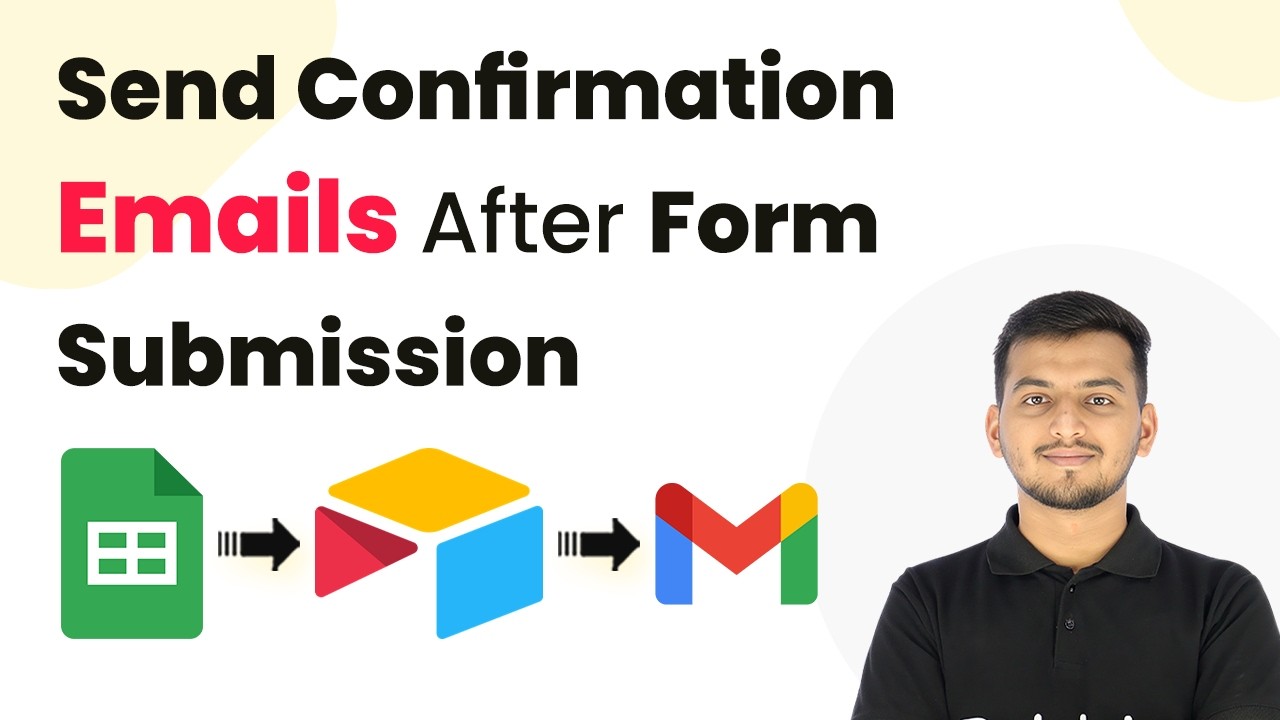 Send Confirmation Emails After Form Submission