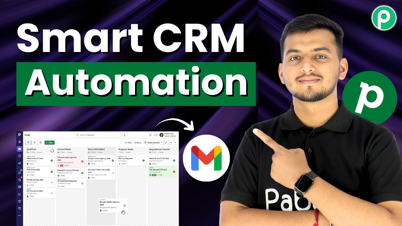 Add Client Details in CRM & Send Personalized Emails Automatically