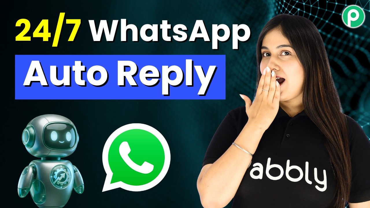 24/7 WhatsApp Auto Reply using AI Chatbot
