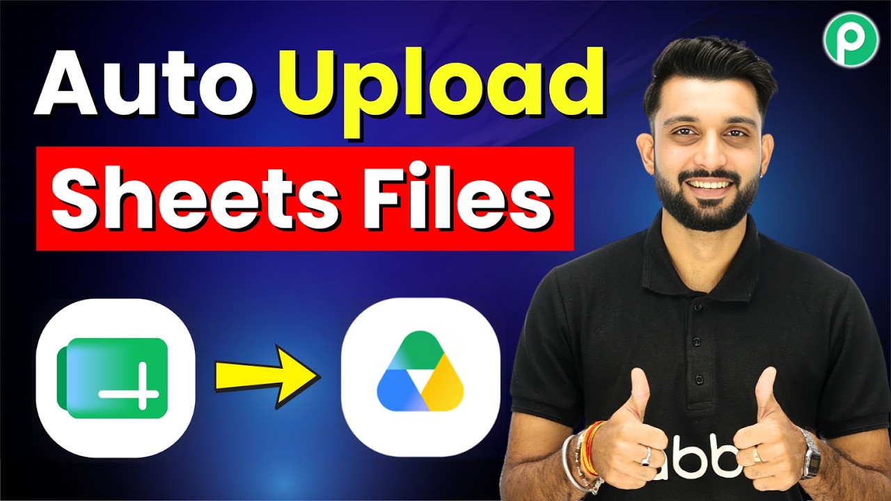 Upload Google Sheets Files to Google Drive Automatically