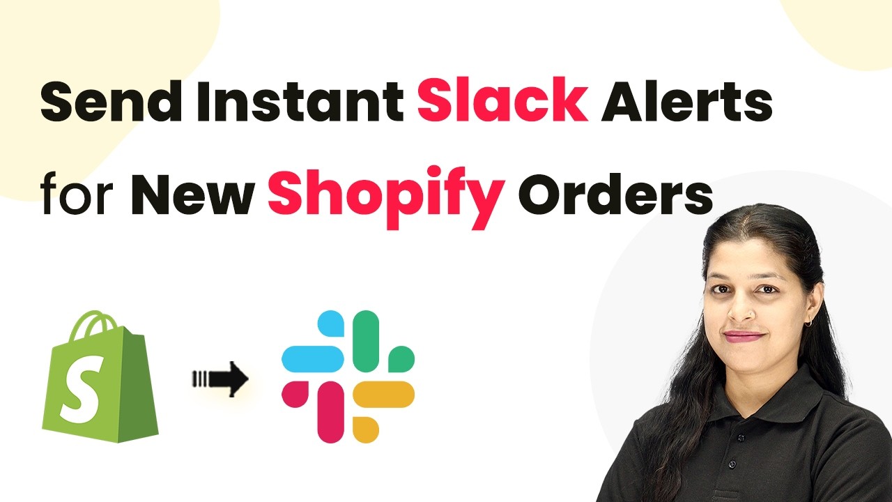 Send Instant Slack Alerts for New Shopify Orders