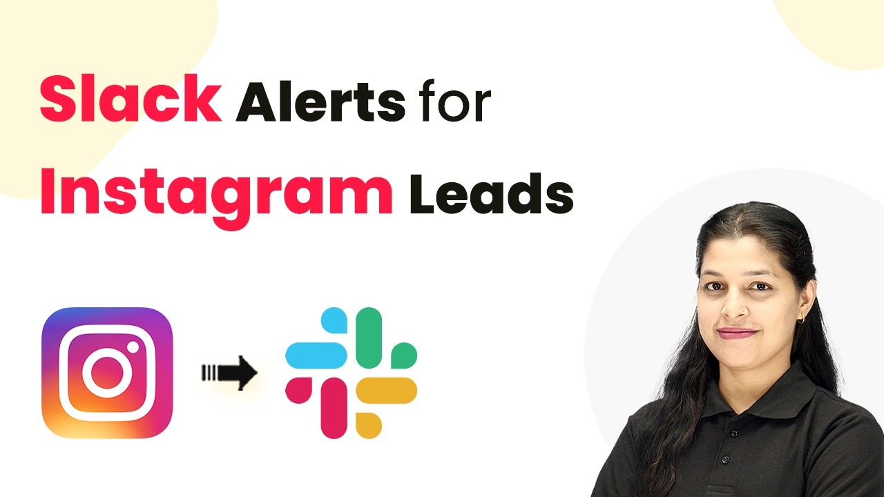 Notify Your Team About New Instagram Leads on Slack