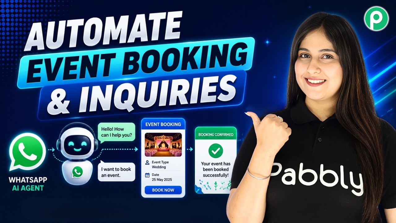 WhatsApp AI Agent Se Event Booking & Inquiries Automate Kare